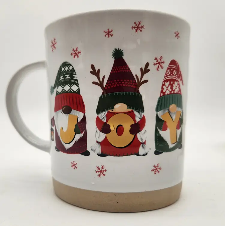 The Mistletoe Co. Christmas Gnomes JOY Mug Dishwasher Microwave Safe