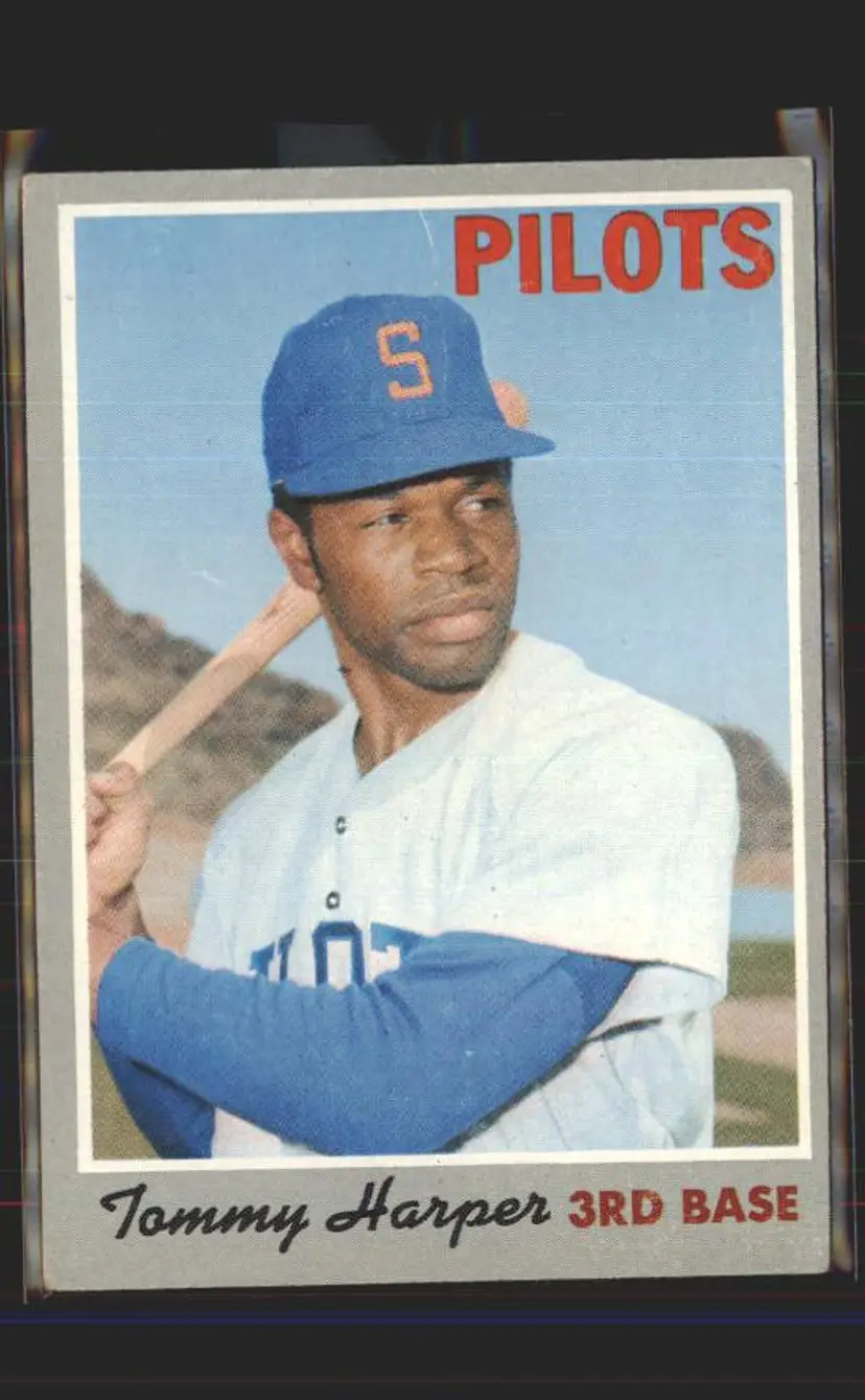 Tommy Harper 1970 Topps #370 - () - Seattle Pilots