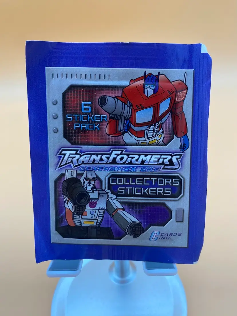 Transformers Generation One 6 Sticker Pack - 2003 Hasbro