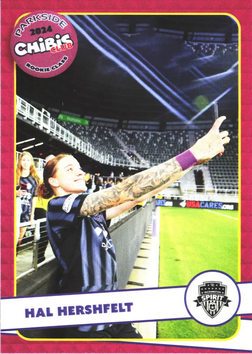 Hal Hershfelt Soccer Card Parkside Chibis Club Exclusive Rookie Edition