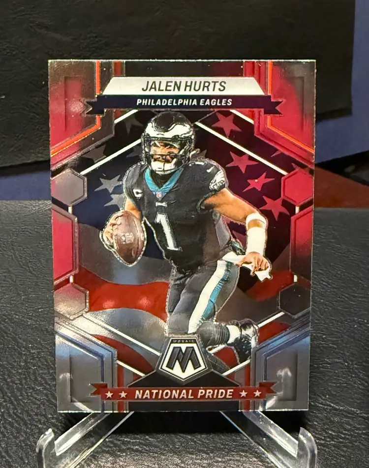 Jalen Hurts 2023 Mosaic National Pride #252 Mosaic Prizm 192 Gridiron Kings GK14