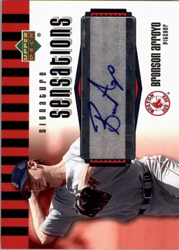 Bronson Arroyo Signed Boston Red Sox 2006 Upper Deck Signature Sensations #SS-BA