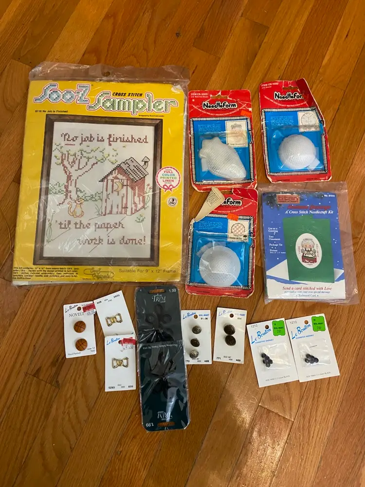 #01 Cross Stitch Craft Lot