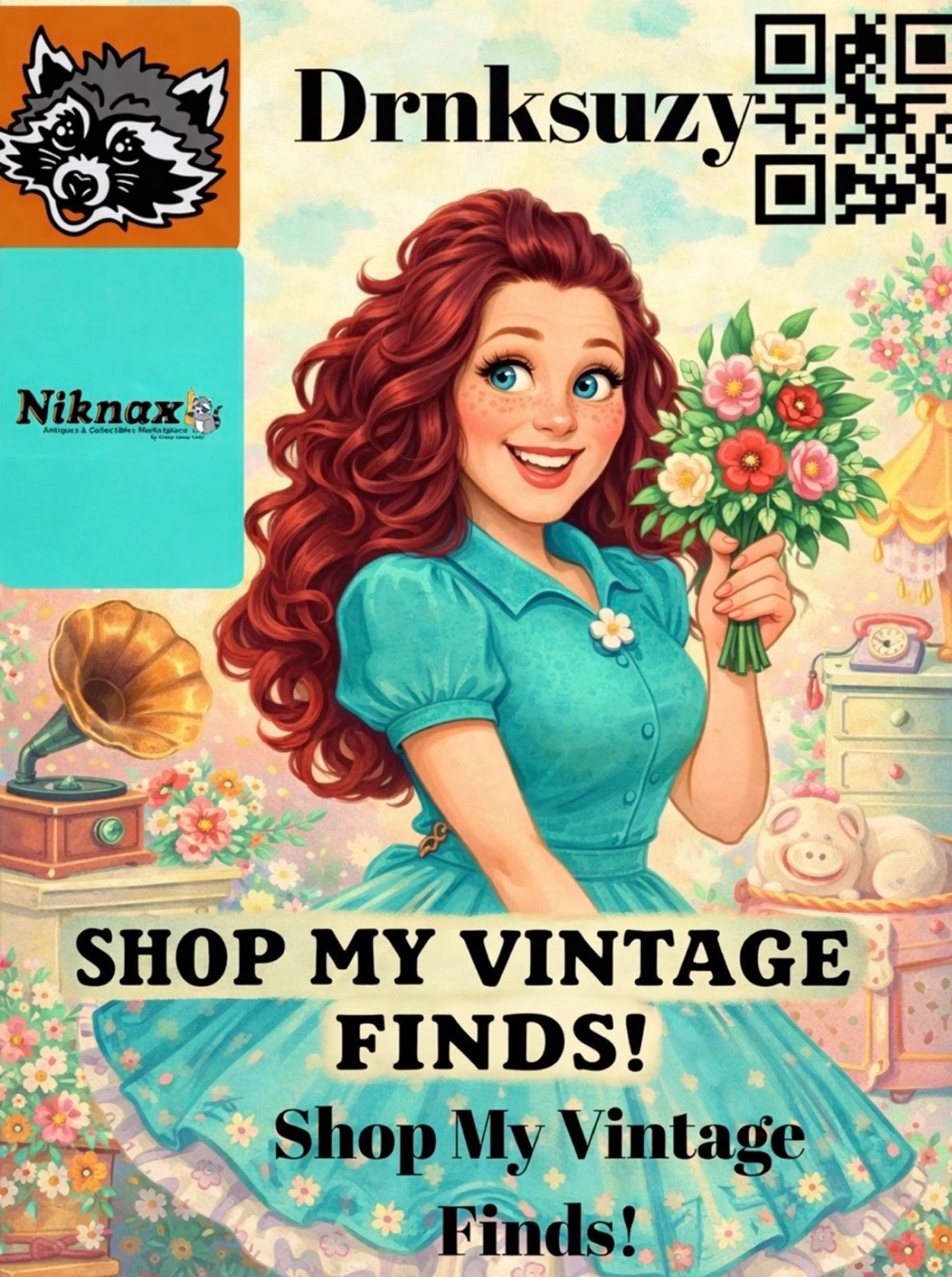 🍹Shop My Vintage Finds ! Join Me Drnksuzy!
