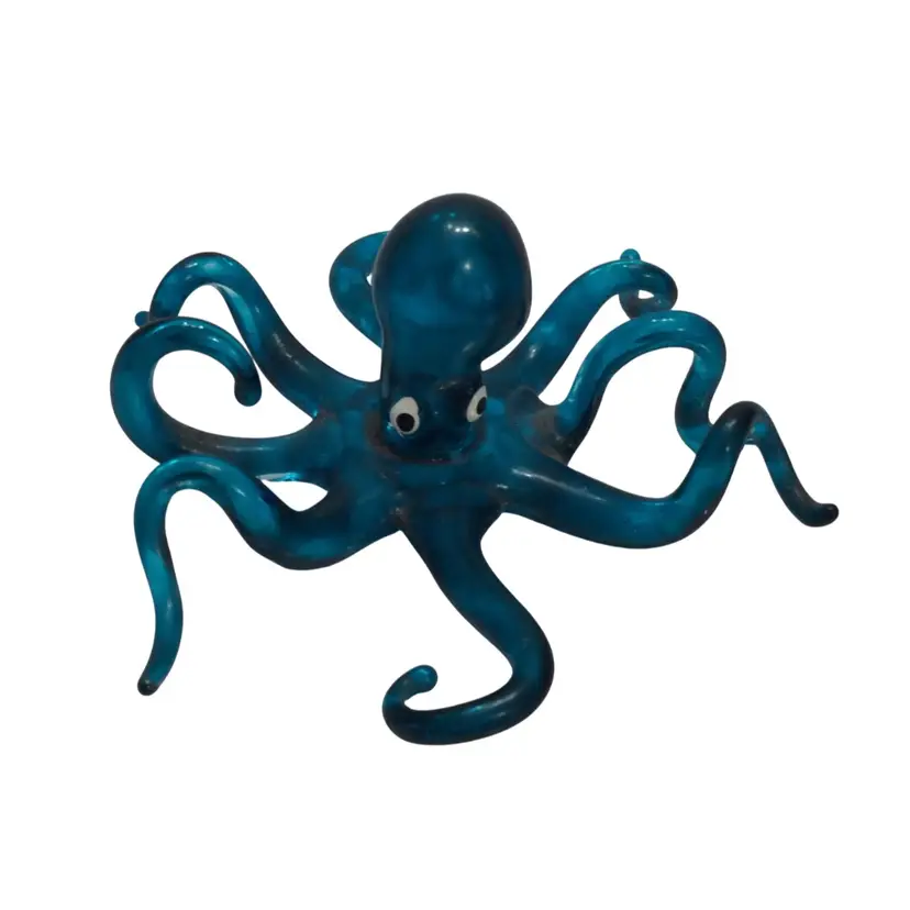 Magical Ursula Octopus Teal Color  Figurine