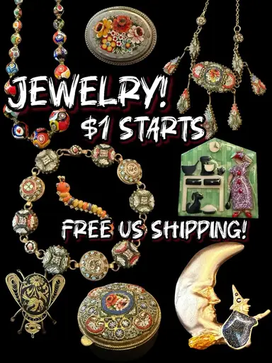 Co-Sale with Moonsky!  Micro Mosaics, Murano, Lucinda, Damascene, Halloween!!