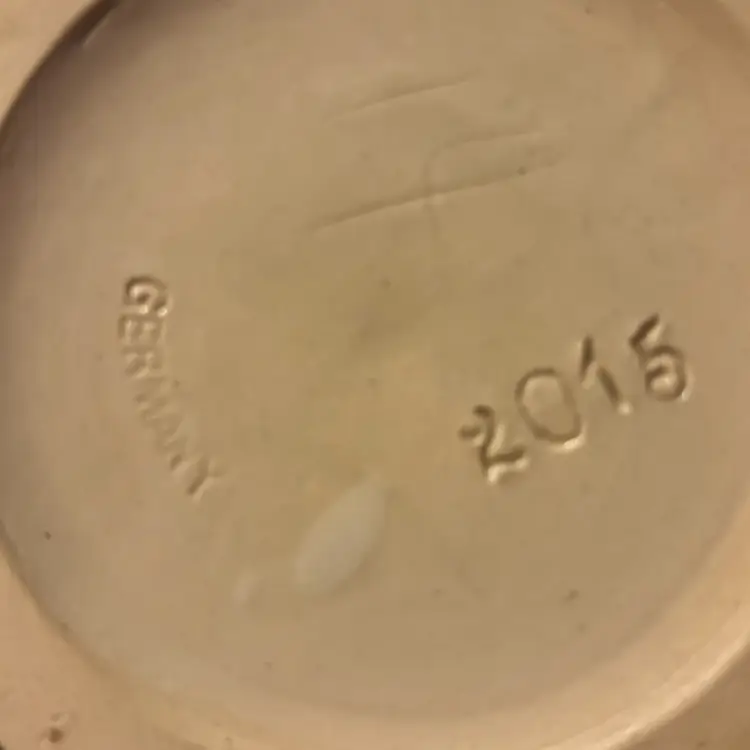 Marked Germany 2015 Ceramic Swan Mug