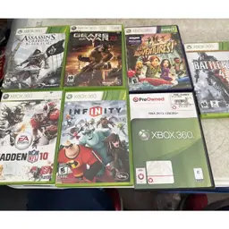 Xbox 360 Game Lot Of 7 Battlefield 4 Infinity Gears Of War 2