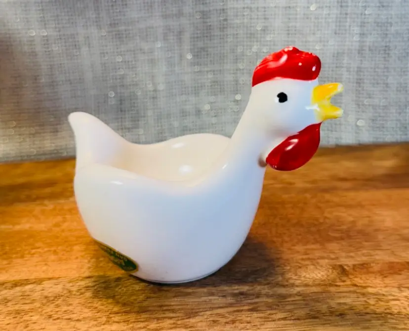 Vintage Crowing ARMBEE Rooster White Mini Bowl