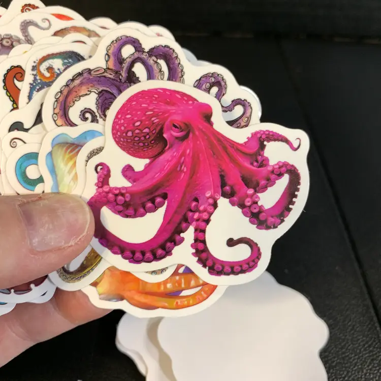 50-Octopus Stickers