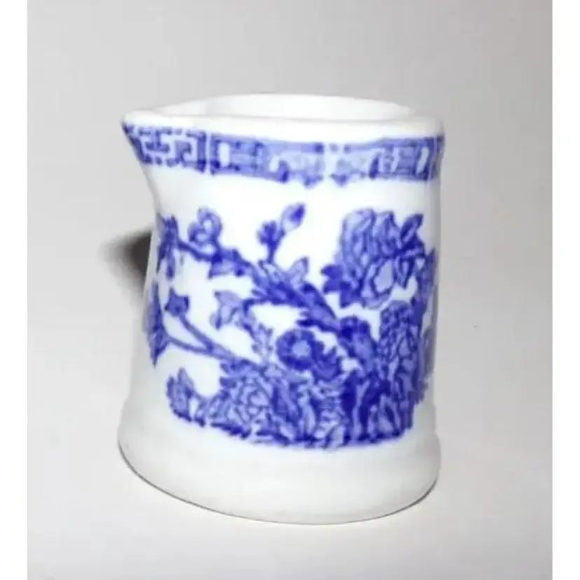 Antique Flow Blue Indian Tree, John Maddock & Sons, England, Porcelain Individual Creamer