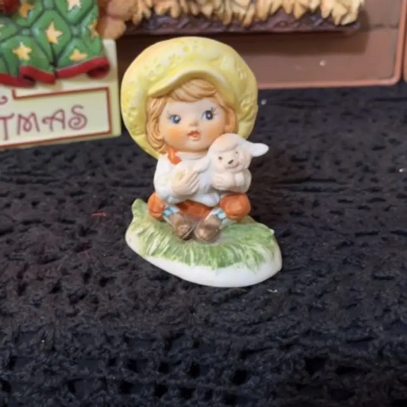 Little Boy With Lamb Home Co Possibly