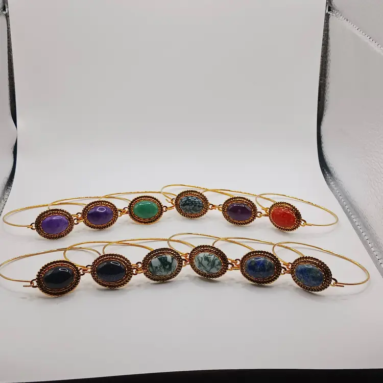 12 Gemstone Bracelets