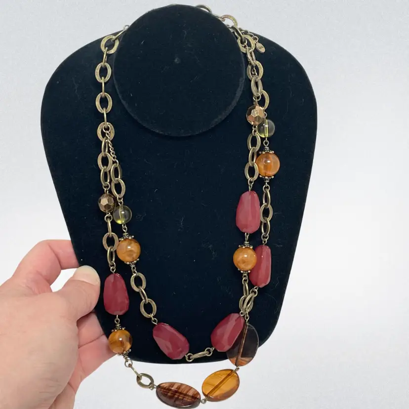 011 Ruby Road Antiqued 24” Necklace