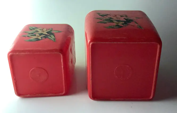 Burroughs “Burrite” Canisters Vintage 1950s