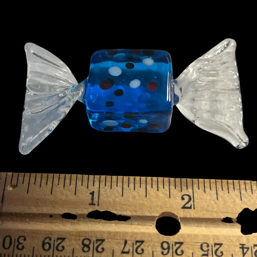 Vintage Unknown Artist Handblown Glass Candy Under 3β