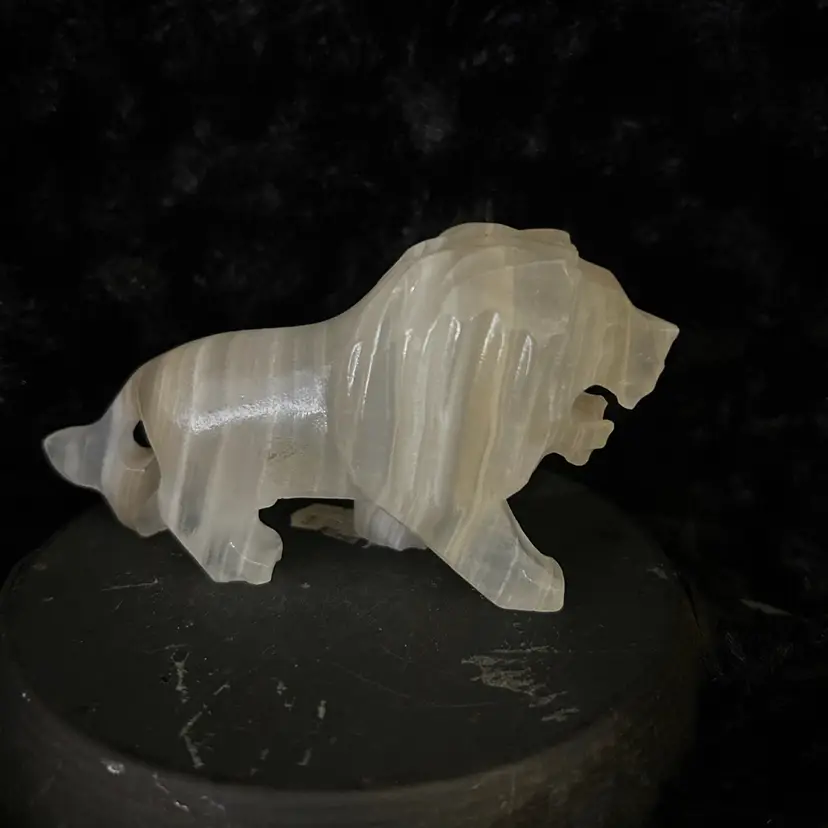 Alabaster Carved Lion