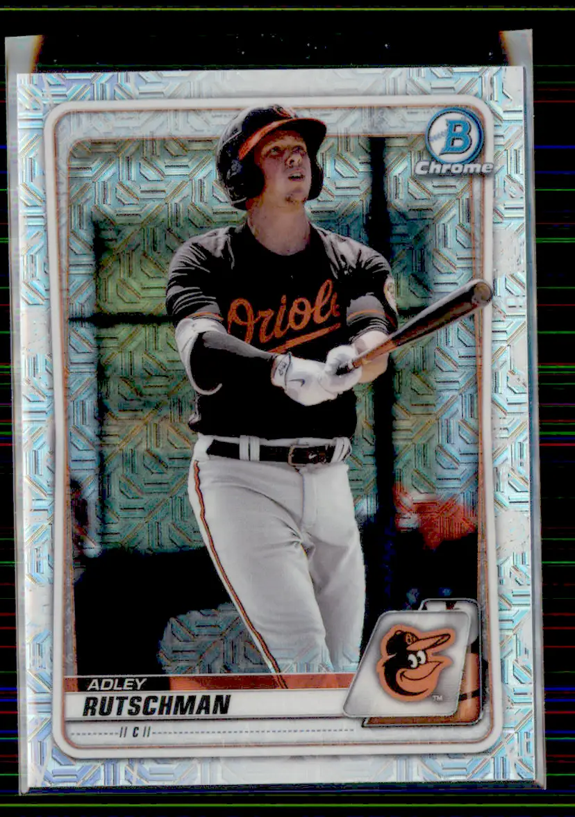 Adley Rutschman 2020 Bowman Mojo Refractor Chrome Prospects #BCP-50 - Baltimore Orioles - (130-9)