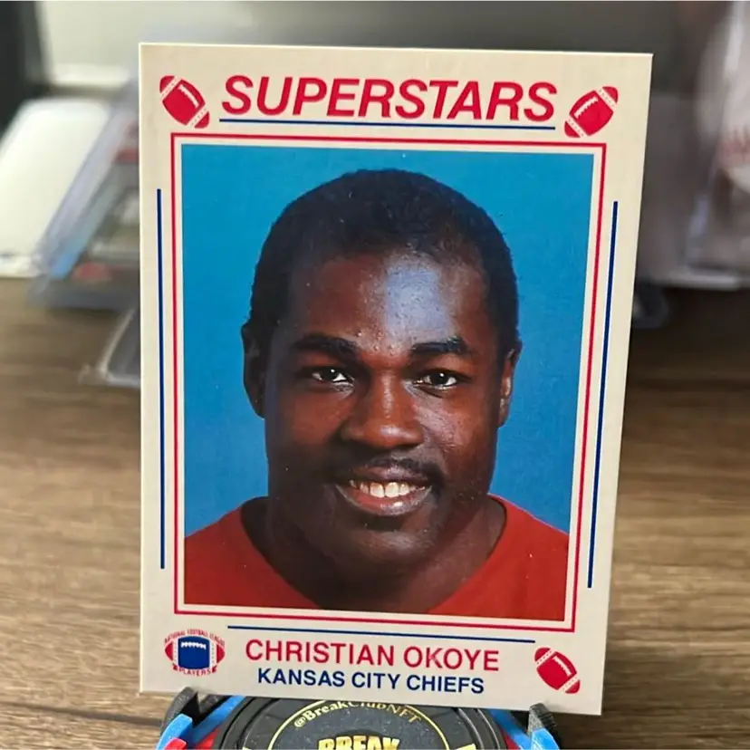 Christian Okoye 1990 MSA Superstars Kansas City Chiefs