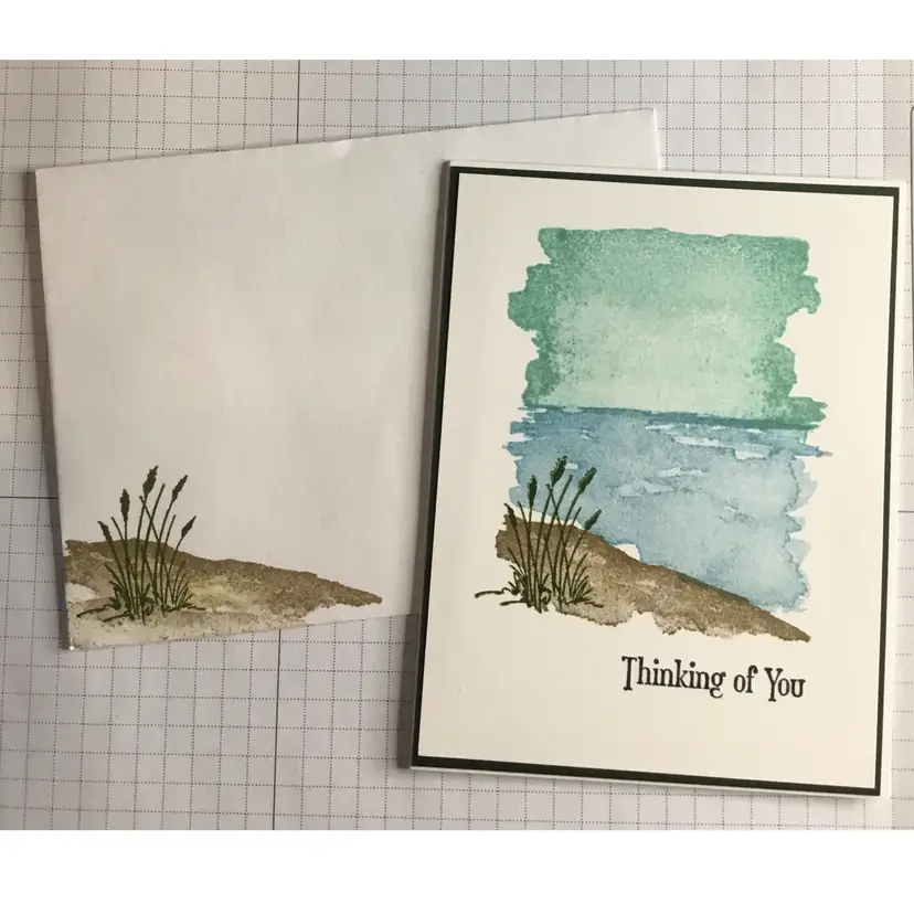 Thinking of You Waterfront Greeting Card