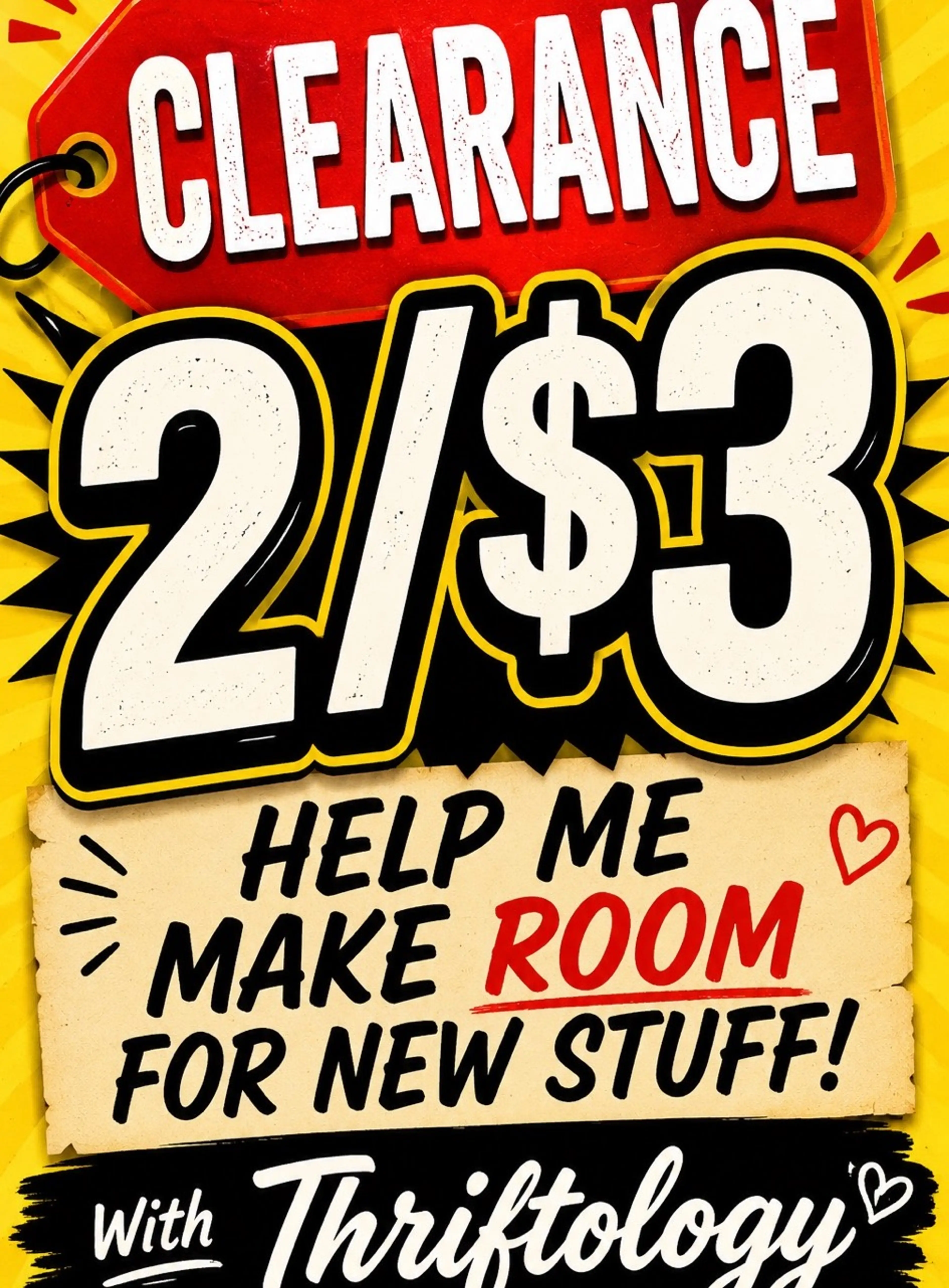 Clearance-2/$3 Choice! 