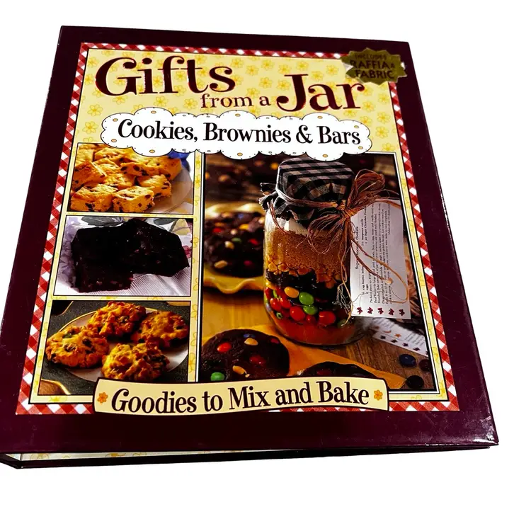 Vintage 2003 gifts from a jar, recipes cookbook, kitchen, dining hardcover