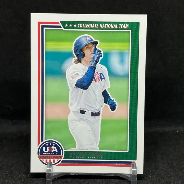 Dylan Crews 2022 Panini Stars and Stripes Team USA Baseball Card 