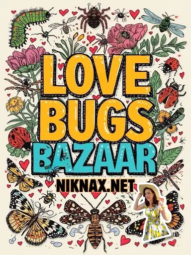 Love Bugs Bazaar Train-JanetLovesToShop-Bees, Ladybugs, Butterflies & More! 🐝🐞🦋