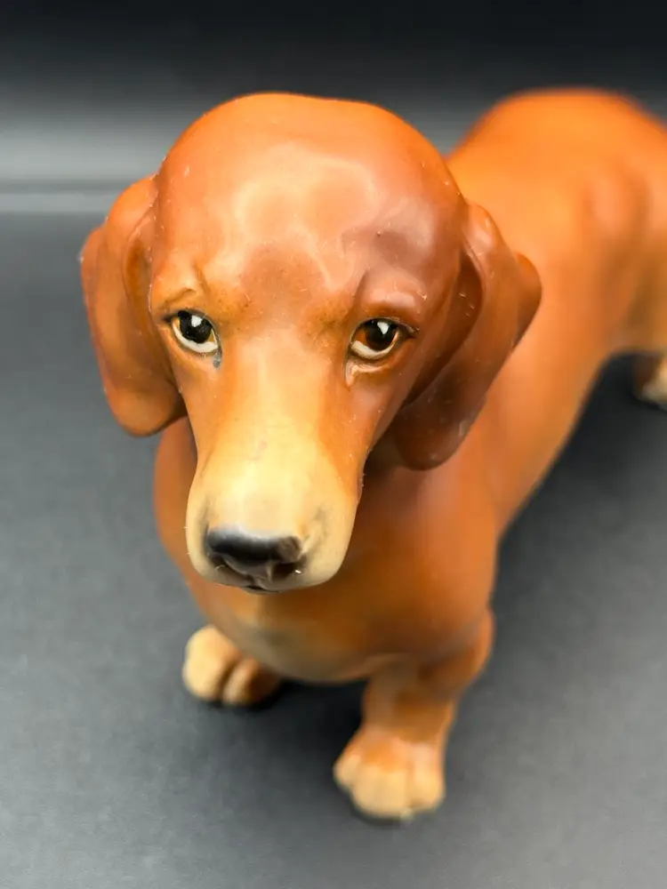 Vintage Dachshund Dog Figurine - Japan
