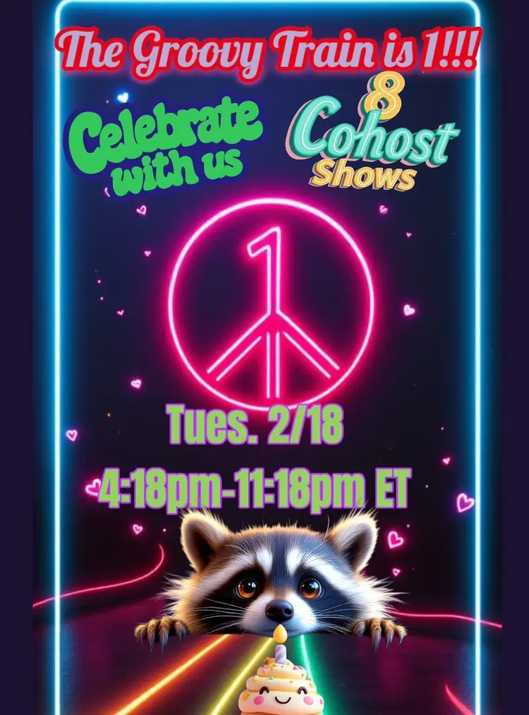 The Groovy Train One Anniversary