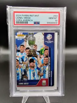 Lionel Messi 2024 Panini Instant Copa America #43 PSA 10
