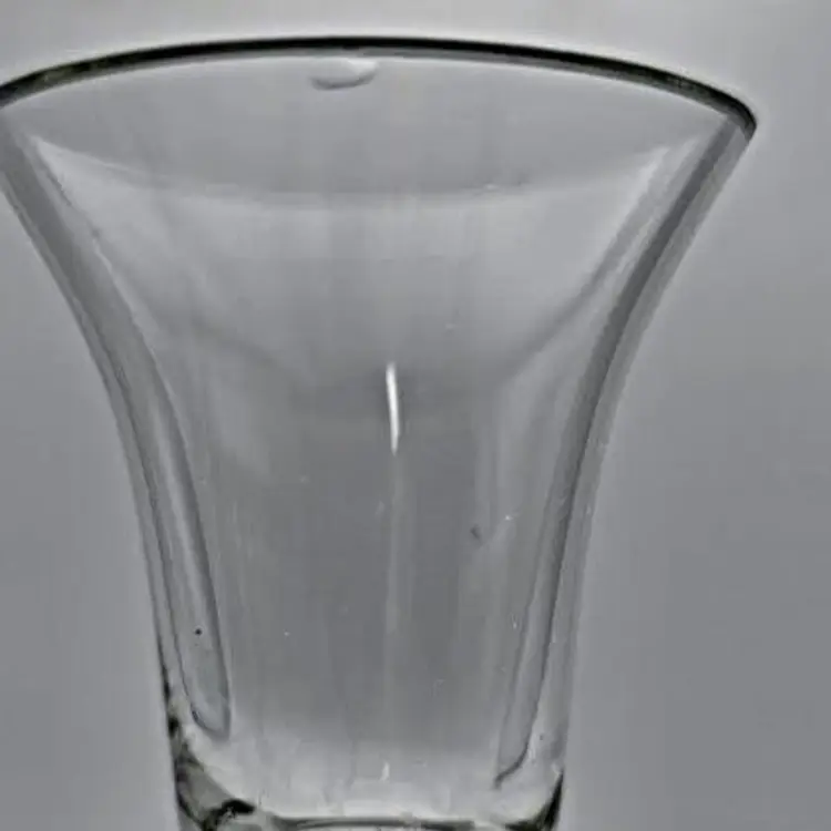 Hand Blown Glass Taper Candlesticks with Double Helix Spiral Design Stems