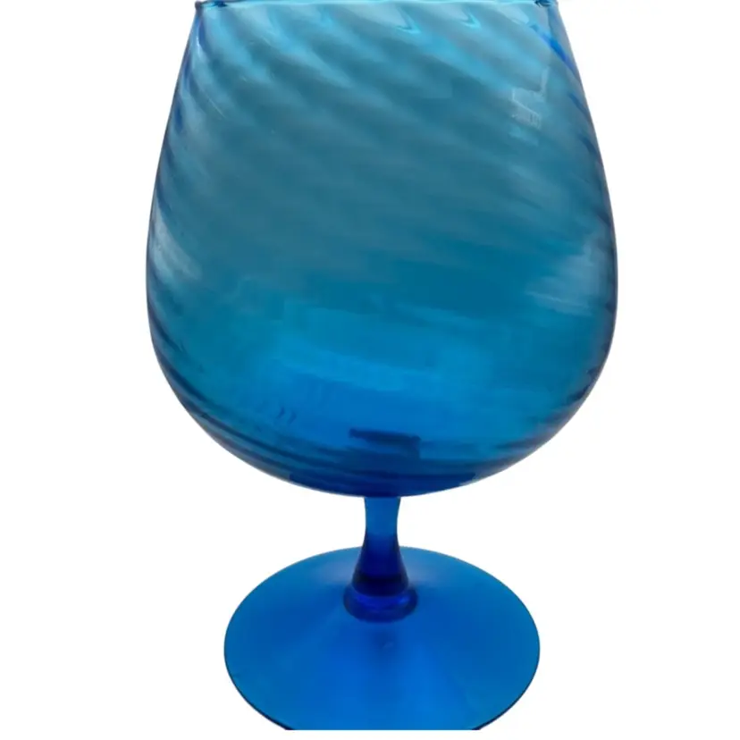 Empoli Blue Brandy Snifter