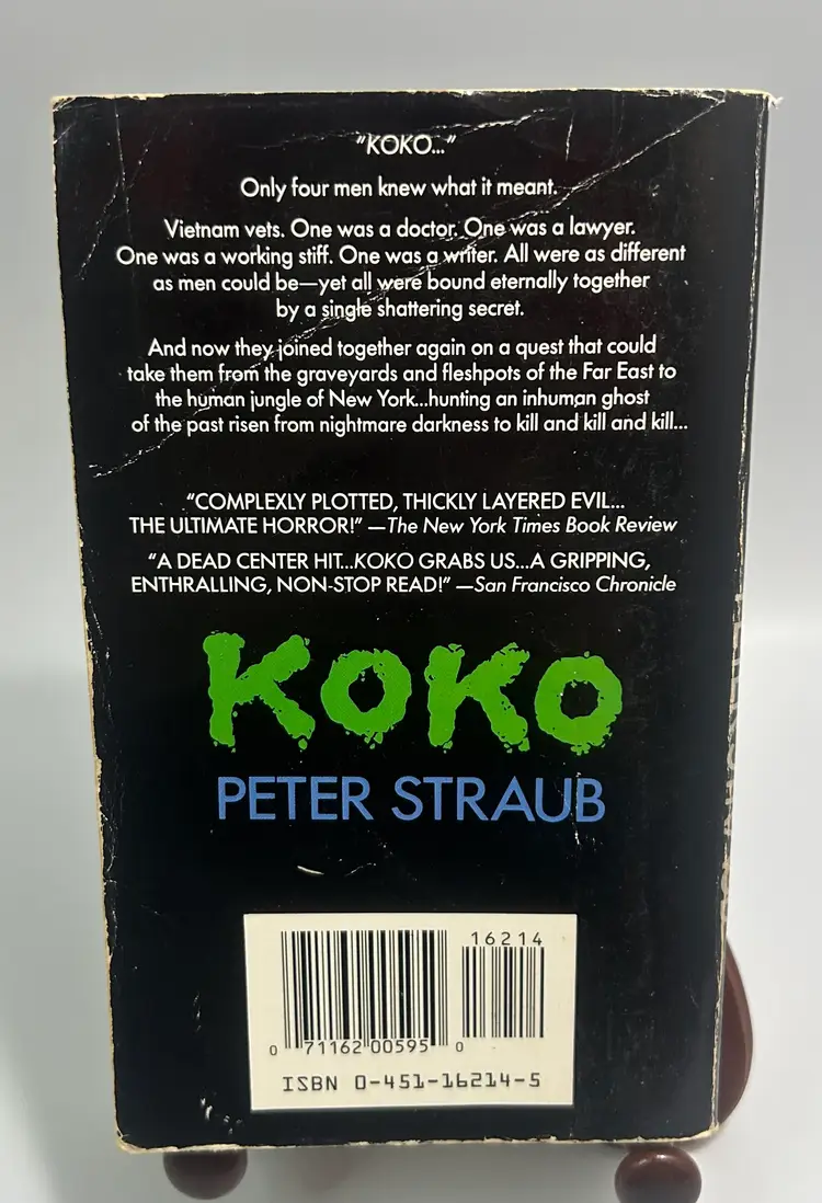 Vintage ‘Koko’ by Peter Straub Vintage Signet 1988