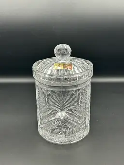Crystal Biscuit Jar
