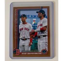 Marcelo Mayer Kristian Campbell Beantown Boys Topps Gold /2025 Boston Red Sox