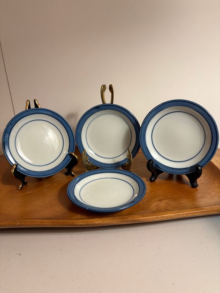 Pretty Blue And White Little Butter Pats