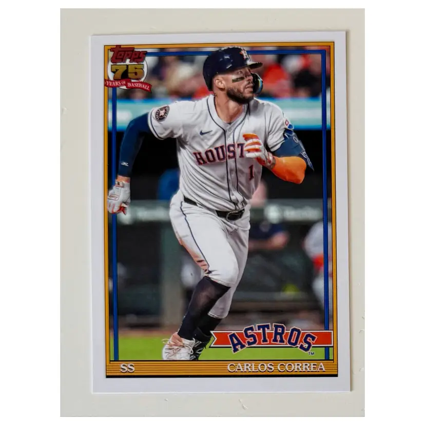 Carlos Correa 1991 Topps Houston Astros