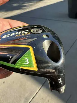 Epic Flash Sub Zero 3 wood head, USED