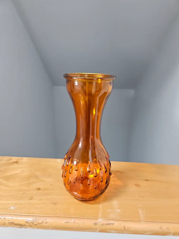 Vintage amber vase