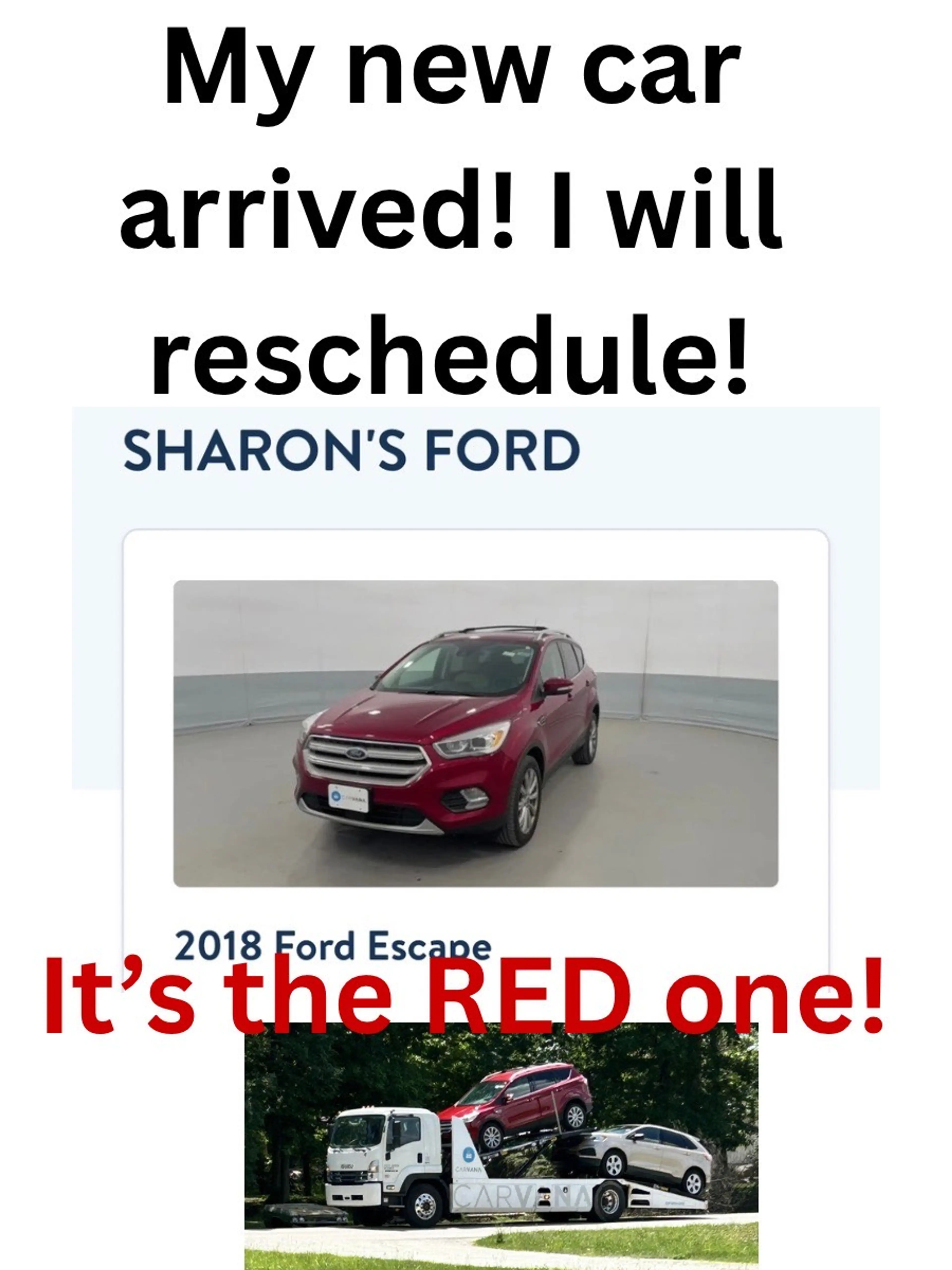 Reschedule Of Monday’s Show