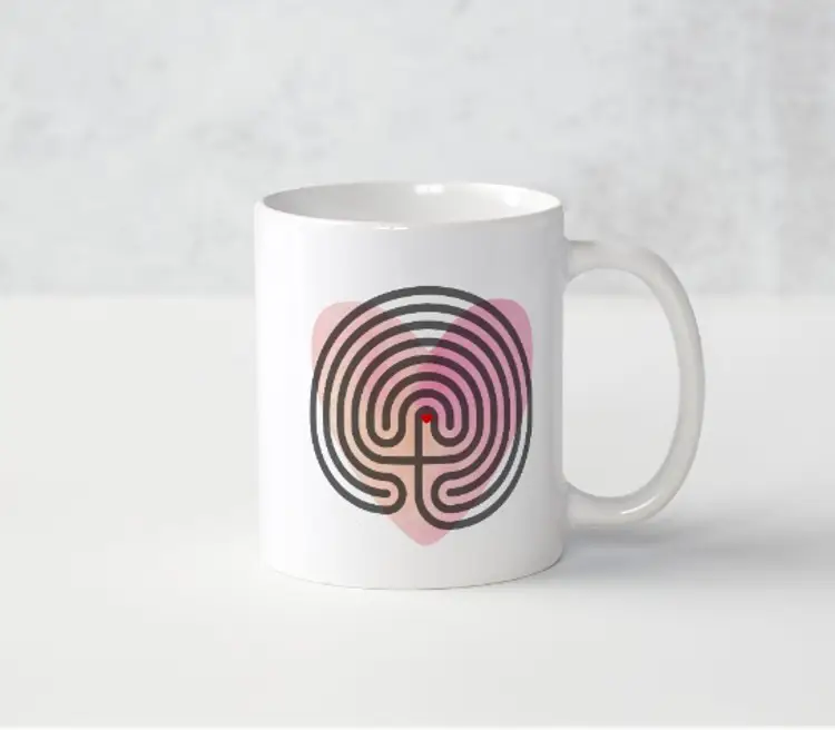 Heart Center Mug