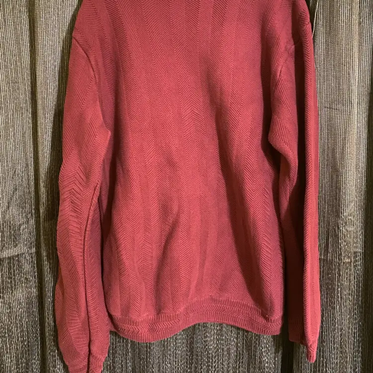 Chaps Men's Size Large Heavy Knit Maroon Sweater