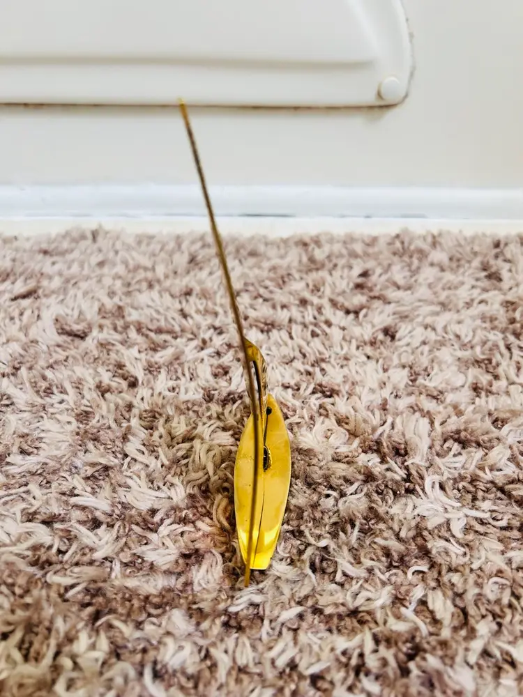 Vintage Brass Sailboat Nautical Paperweight Boat Mid-Century 5.75" H