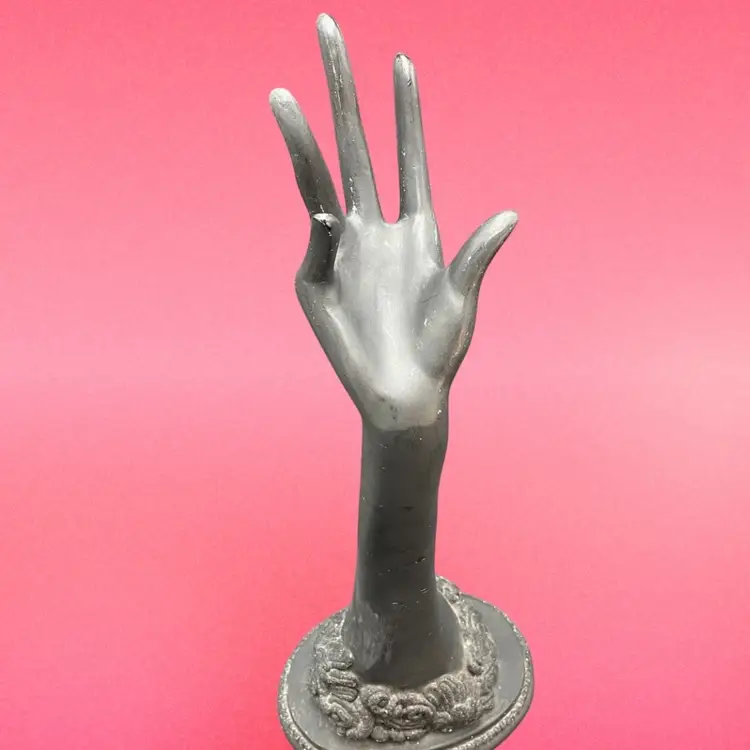 Katherine’s Collection Black Hand Mannequin VTG Jewelry Display Halloween Decor