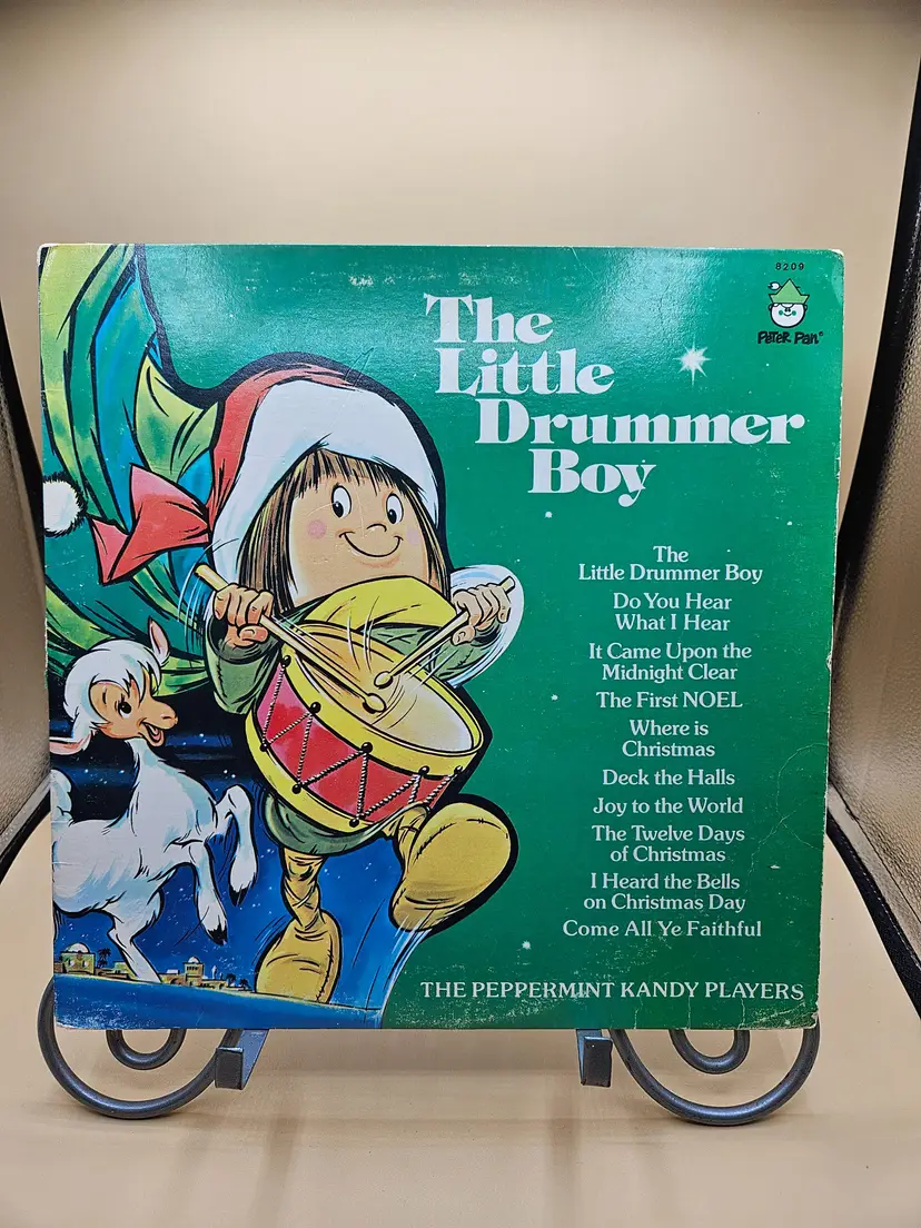 The Little Drummer Boy *DECOR ONLY* Christmas Album Cover 12.5" X 12.5"