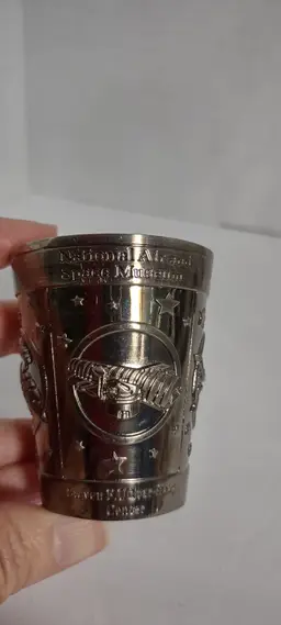 NASA Pewter Shot Glass