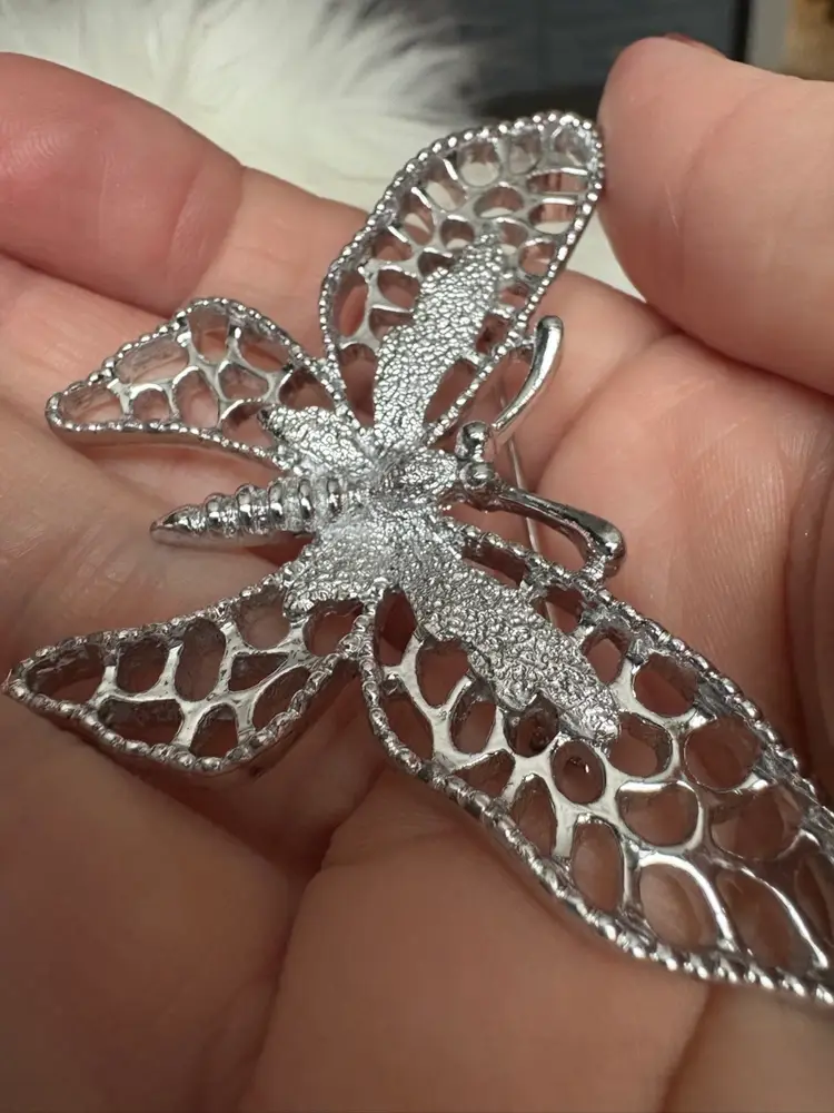 Signed Sarah Coventry Butterfly Brooch