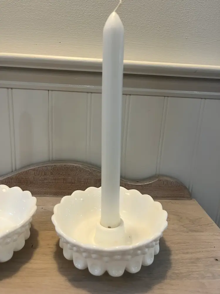 Fenton Candle Holders