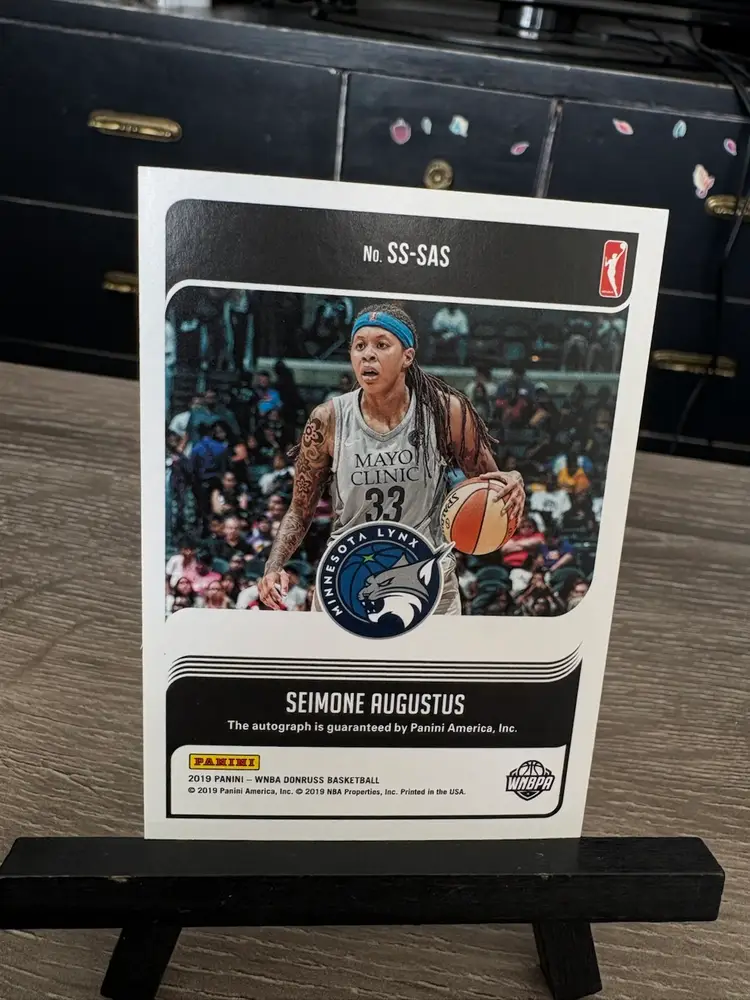Seimone Augustus 2019-20 Donruss Signature Series Press Proof Auto Autograph /199 WNBA Basketball Card Minnesota Lynx (B)